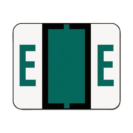 Smead Smead, A-Z COLOR-CODED END TAB FILING LABELS, E, 1 X 1.25, WHITE, 500/ROLL 67075